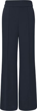 Comma Jogger Pants COMMA, Damen, Gr. 34, N-Gr, navy, Web, Obermaterial: 97% Polyester, 3% Elasthan, unifarben, regular fit lang, Hosen Jogger Pants, mit wei