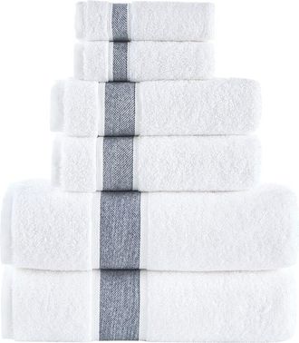 Brooks Brothers Ottoman Rolls 6pc Towel Set