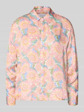 Rich & Royal Regular Fit Bluse aus Viskose im Allover-Look in Rosa, Gr&ouml;&szlig;e 40