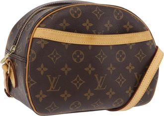 Louis Vuitton Blois Monogram Canvas Brown Canvas Handbag (Pre-Owned)