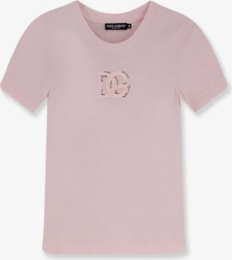 Dolce & Gabbana T-shirt in cotone con Logo - DOLCE & GABBANA - gender_Woman