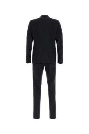 Prada Mens Midnight Blue Wool Blend Suit Blu+nero Abiti