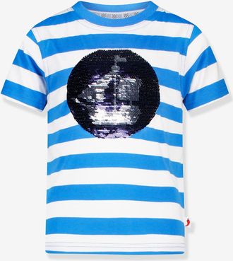 Salt And Pepper T-Shirt mit Piraten-Wendepailletten Jungen Salt and Pepper k&ouml;nigsblau
