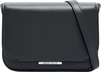 Giorgio Armani x 10 Corso Como kleine leren crossbodytas - Zwart