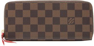 Louis Vuitton Brown Damier Ebene Clemence Wallet (Authentic Pre-Loved)