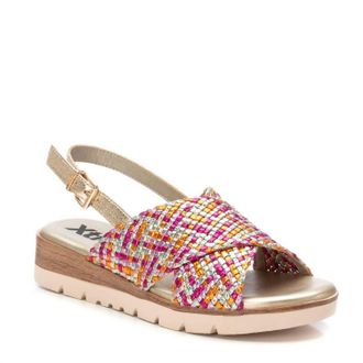 Xti Womens Woven Slingback Sandals In Fucsia