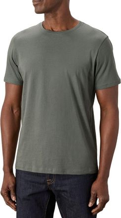 Pact Organic Cotton Softspun Crew Neck Tee in Castor Grey at Nordstrom, Size Xx-Large