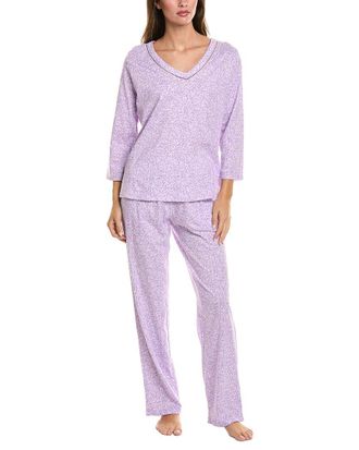 Carole Hochman 2pc Top & Pant Set