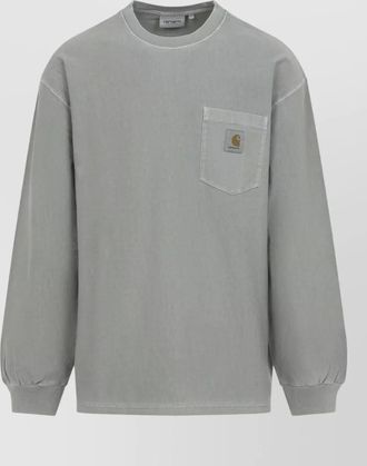 Carhartt Work in Progress organic cotton loose-fit long-sleeve crew-neck t-shirt