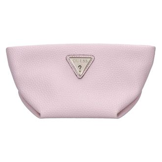 Guess Helina Vanity Case - Dames - Clutches - Roze - ONE Size - Leer - Tassen