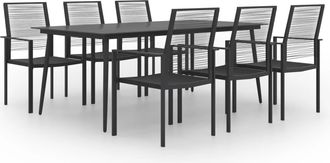vidaXL Juego De Comedor De Jard&iacute;n 7 Piezas Vidaxl