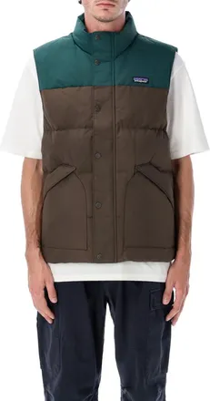 Patagonia Brown Logo Puffer Vest