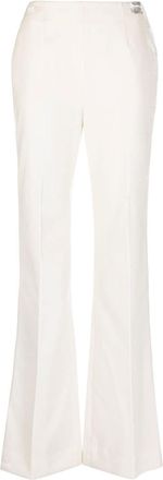 Ermanno Scervino high-waisted tailored trousers - women - Silk/Viscose - 38 - White