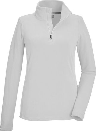 Killtec Fleeceshirt KILLTEC KSW 62 WMN FLC SHRT, Damen, Gr. 42, weiss (gebrochenes wei&szlig;), Obermaterial: 100% Polyester, Shirts Fleeceshirt, f&uuml;r Sportmode und 