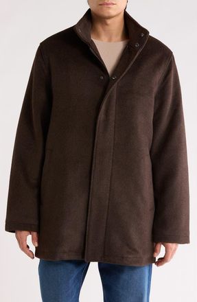 Robert Graham Stand Collar Coat in Brown at Nordstrom Rack, Size Xx-Large