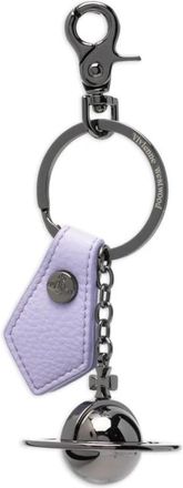 Vivienne Westwood Mirror Heart Orb Keyring - Dames - Sleutelhangers & Tashangers - Paars - ONE Size - Accessoires