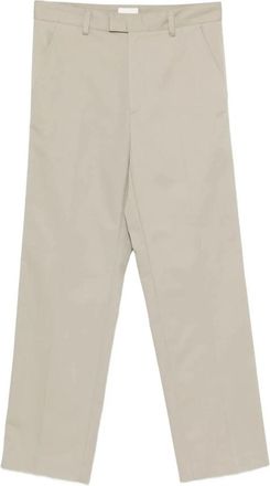 A.P.C. Dylan Straight Leg Broeken - Heren - Nette broeken - Beige - S - Leer - Broeken