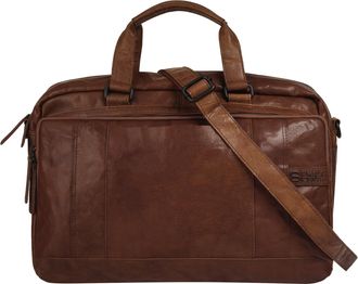 Spikes & Sparrow Reisetasche SPIKES & SPARROW, Damen, Gr. B/H/T: 43cm x 28cm x 14cm onesize, braun (cognac), Leder, vintage, Taschen Reisetasche, echt Leder
