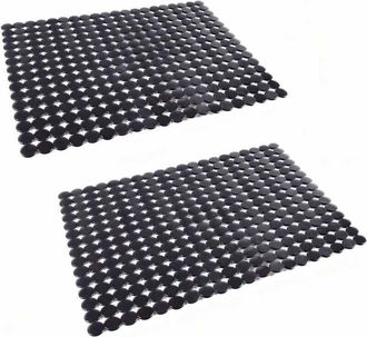 OEM Tapis D&Eacute;vier - Pvc Souple - 40 X 30 Cm - Pour &Eacute;vier Cuisine Acier Inoxydable Ou C&eacute;ramique - Lot De 2