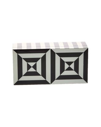 Jonathan Adler Small Op Art Lacquer Box