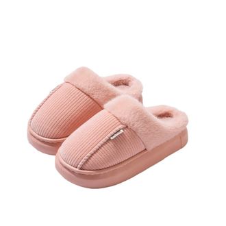 Generic Winter Warm Slippers Womens Mens, Fluffy Memory Foam House Slippers, Wide Fit Fleece Mule Shoes, Non-Slip Soft Fuzzy Fur Lined Sliders, Plush Soft Rub