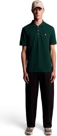 Lyle & Scott Plain Polo Shirt in Dark Green at Nordstrom, Size Xx-Large