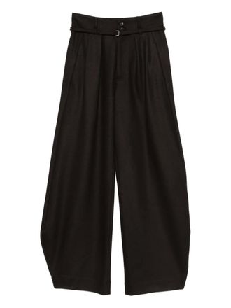 Tela belted trousers - women - Fabric - 40 - Black