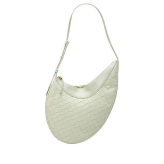 Bottega Veneta Pre-owned The Drop Shoulder Bag - Dames - Pre-owned - Groen - Maat: ONE Size Leer