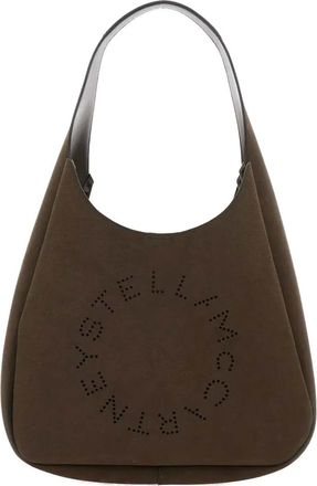 Stella McCartney logo-detail tote bag - women - Polyester - One Size - Brown