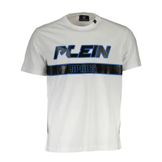 Plein Sport Training T-Shirts, male, White, Size: 2XL T-Shirt Maniche Corte