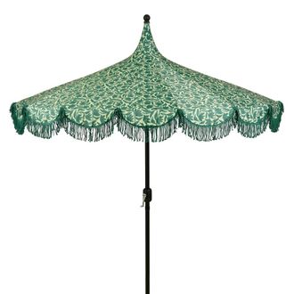 MiCa Decorations Sombrilla kelly verde oscuro h238xb235xl235cm