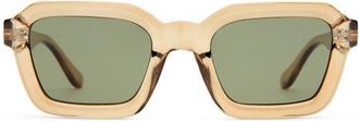 Le Specs Impossible 51mm Square Sunglasses in Whiskey at Nordstrom