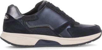 Gabor Schoenen, Dames, Blauw, 38 1/2 EU, Rollingsoft Sneaker