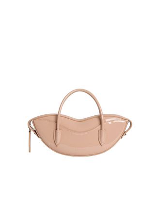 Fiorucci Iconic Nude Vinyl Lip-Shaped Mini Bag