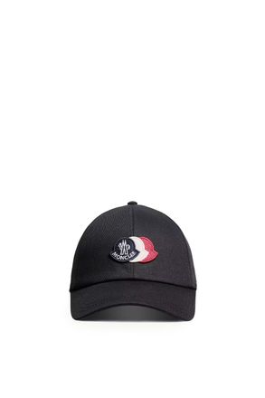 Moncler TRIPLE LOGO CAP Size: OS, colour: BLACK