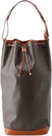 Saint Laurent Pre-owned Bucket Bag - Dames - Vintage Tas - Bruin - ONE Size - Leer - Vintage