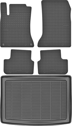 OEM Juego De Alfombrillas De Goma Para Coche Y Maletero Para Mercedes Clase B Ii W246 (2011-2018)