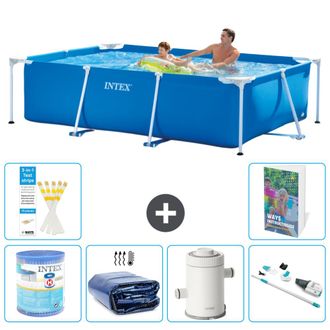 Intex Piscina Con Estructura Rectangular - 260x160x65 Cm - 7-piezas S120