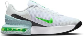 Nike Mens Air Max Alpha Trainer 6 - Training Shoes White/Green Strike/Glacier Blue Size 10.0