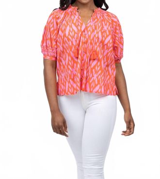 Cleobella Malinda Blouse In Jaipur Print