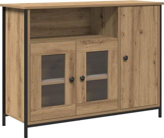 vidaXL Sideboard Artisan oak 100 x 35 x 75 cm Engineered wood Vidaxl