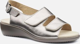 Hotter Womens Easy II Womens Sandals - Silver - Size: 5.5