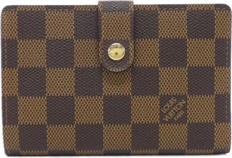 Louis Vuitton Ebene Coated Canvas Wallet (Bi-Fold) (Pre-Owned)