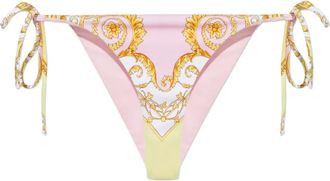 Versace Slip bikini con stampa - Rosa