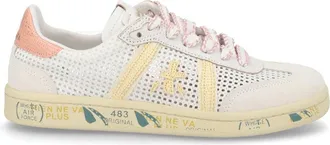 Premiata Bonnied Mesh Suede yellow Sneakers