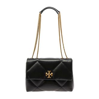 Tory Burch Tassen, Dames, Zwart, ONE Size, Leer, Kira Diamond Crossbodytas