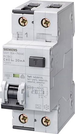 SIEMENS 5su1154-6kk16 Interruptor Diferencial 16a Sensibilidad 0,01a