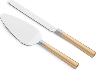 Vera Wang Wedgwood Vera Wang With Love Cake Knife & Server Gold