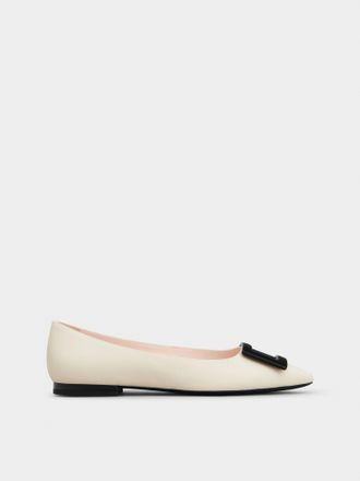 Roger Vivier Gommettine Ballerinas in leather