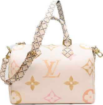 Louis Vuitton Beige Monogram Boston Bag (Pre-Owned)